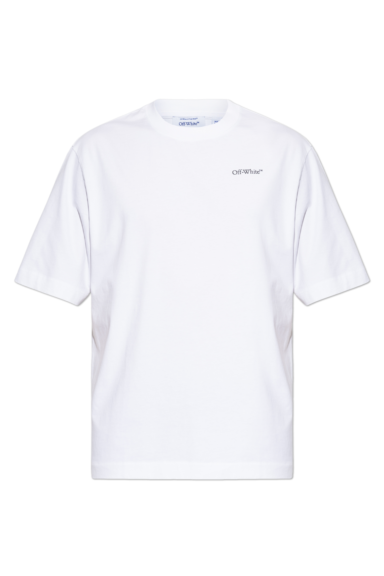 Off-White T-shirt with printed logo | Men's | Vitkac